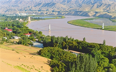 <p>　　沙坡頭景區</p>