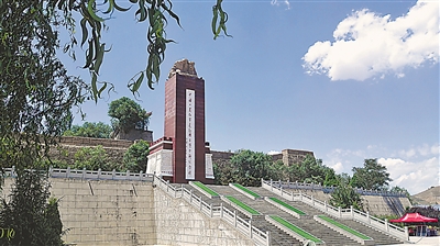 <p>　　　　將臺堡紅軍長征會師紀(jì)念園。</p>