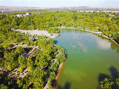 <p>　　　　棗博園　　　?。ū景嫖膱D均靈武市文化旅游廣電局提供）</p>